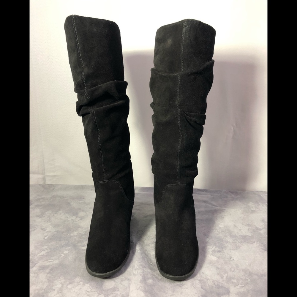 Aldo Slouch Suede Wedge Boots 40
